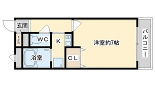 高槻駅 徒歩20分 2階の物件間取画像